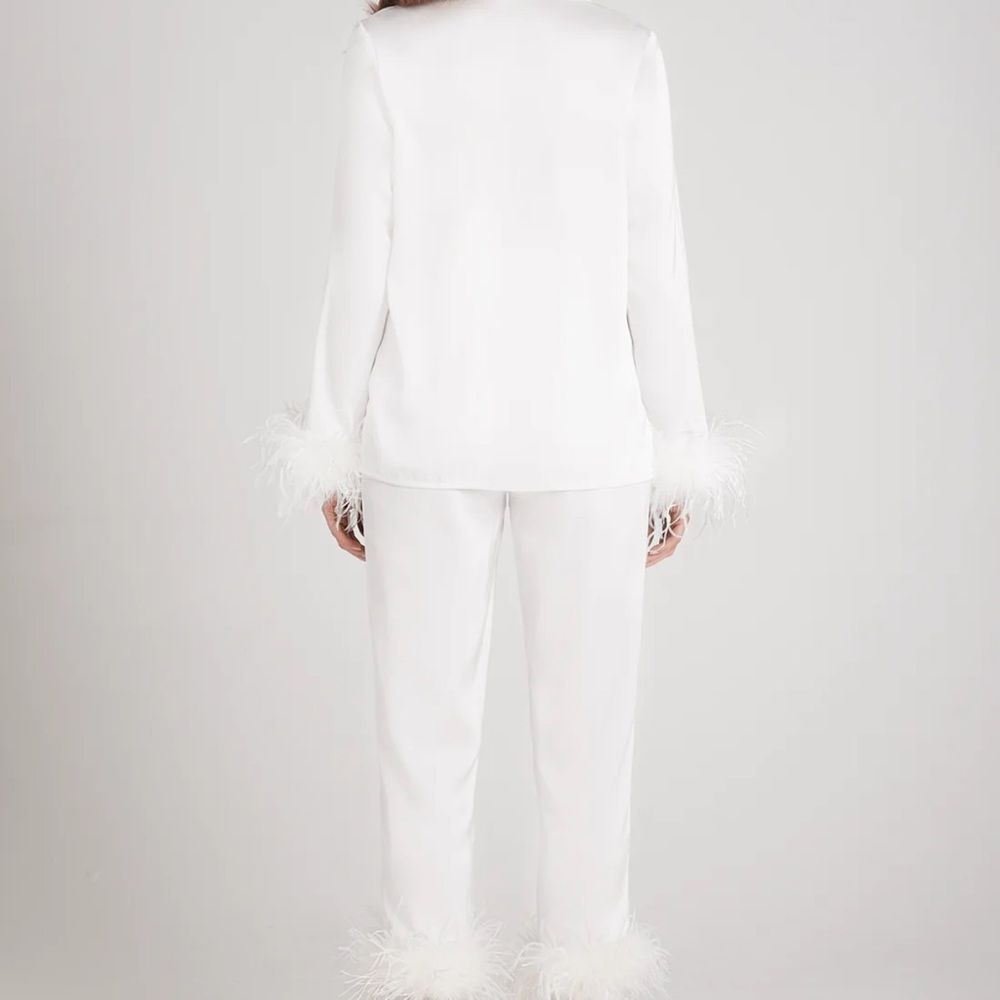 Nadine Merabi Darcie White Pajamas - Picture 2 of 3